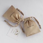 Satin Pouch Manufacturer - Custom Logo Printed Satin Jewelry Packaging Pouch