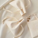 Jewelry Pouch Manufacturer - Custom Logo Microfiber Drawstring Earring Ring Necklace