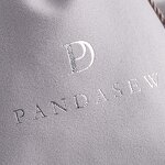 Velvet Pouch Manufacturer - Custom Logo Hot Stamping Gray Velvet Jewelry Pouch