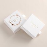 Jewelry Box Manufacturer - Custom Logo Luxury White Cardboard Bracelet Necklace Box