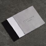 Polishing Cloth - Custom Logo 8x8cm Microfiber Suede Silver Jewelry Cleaning Cloth