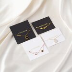 Display Card Manufacturer - Custom Logo 400gsm Paper Necklace Earring Packaging