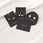 Display Card Manufacturer - Custom Logo 400gsm Paper Necklace Earring Holder Card