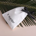 Cotton Bag Manufacturer - Custom Logo 11x8cm Cotton Canvas Jewelry Packaging Pouch