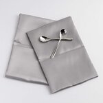 Satin Pouch Manufacturer - Custom Logo Satin Envelope Flap Jewelry Gift Pouch