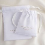 Satin Pouch Manufacturer - Custom Logo Dense Silk Satin Dust Bag Jewelry Drawstring