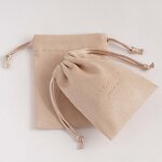 Jewelry Pouch Manufacturer - Custom Logo Luxury Suede Small Necklace Bracelet Pouch