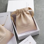 Satin Pouch Manufacturer - Custom Logo Khaki Dense Silk Satin Drawstring Jewelry Pouch