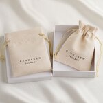 Jewelry Pouch Manufacturer - Custom Logo Small Suede Pouch Earring Bracelet Necklace