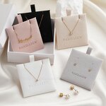 Jewelry Pouch Manufacturer - Custom Logo Microfiber Earring Holder Fabric Tags Necklace