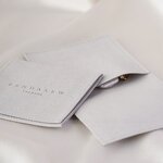 Jewelry Pouch Manufacturer - Custom Logo Luxury Microfiber Envelop Ring Necklace Pouch