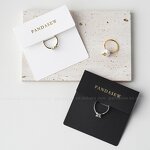 Display Card Manufacturer - Custom Logo 8x8cm 400gsm Paper Rings Holder Card