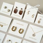Display Card Manufacturer - Custom Logo 600gsm Paper Necklace Earrings Ring Card