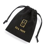 Jewelry Pouch Manufacturer - Custom Logo Luxury Soft Flannel Suede Drawstring Pouch