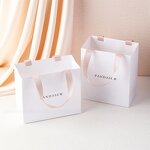 Paper Bag Manufacturer - Custom Logo Recycled Gift Bag Ribbon Handles Packaging Shopping