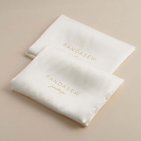Satin Pouch Manufacturer - Custom Logo Satin Small Envelope Flap Necklace Pouch