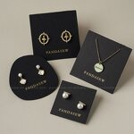 Display Card Manufacturer - Custom Logo 600gsm Paper Necklace Earrings Ring Card