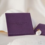 Jewelry Pouch Manufacturer - Custom Logo Microfiber Envelope Flap Necklace Jewelry Pouch