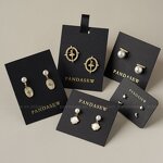 Display Card Manufacturer - Custom Logo 600gsm Paper Necklace Earrings Ring Card