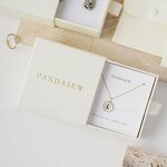 Jewelry Box Manufacturer - Custom Logo Beige Cardboard Bracelet Necklace Box Sponge