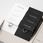 Display Card Manufacturer - Custom Logo 8x8cm 400gsm Paper Rings Holder Card
