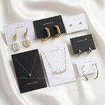 Display Card Manufacturer - Custom Logo Jewelry Cards Necklace Earring Holder Punch