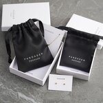 Satin Pouch Manufacturer - Custom Logo Luxury Black Dense Silk Satin Boutique Pouch