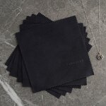 Polishing Cloth - Custom Logo 15x15cm Microfiber Suede Silver Jewelry Cleaning Cloth