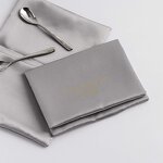 Satin Pouch Manufacturer - Custom Logo Satin Envelope Flap Jewelry Gift Pouch