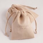 Jewelry Pouch Manufacturer - Custom Logo Luxury Suede Small Necklace Bracelet Pouch