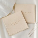 Jewelry Pouch Manufacturer - Custom Logo Small Microfiber Pouch Dice Jewelry Packaging