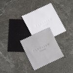 Polishing Cloth - Custom Logo 8x8cm Microfiber Suede Silver Jewelry Cleaning Cloth