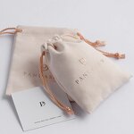 Velvet Pouch Manufacturer - Custom Logo Gift Packaging Velvet Drawstring Pouch