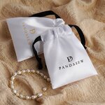 Satin Pouch Manufacturer - Custom Logo Luxury Satin Wedding Favor Gift Pouch