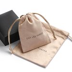 Jewelry Pouch Manufacturer - Custom Logo Soft Suede Jewelry Packaging Drawstring