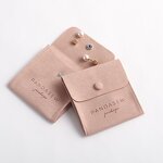 Jewelry Pouch Manufacturer - Custom Logo Microfiber Envelope Earrings Ring Necklace