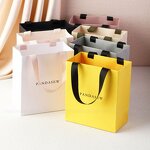 Paper Bag Manufacturer - Custom Logo Luxury Gift Bag Wedding Jewelry Ribbon Handles