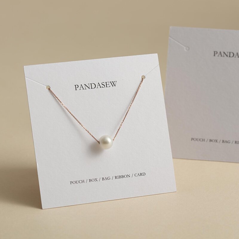 Display Card Manufacturer - Custom Logo 400gsm Paper Necklace Earring Holder Card