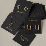 Display Card Manufacturer - Custom Logo 600gsm Paper Necklace Earrings Ring Card