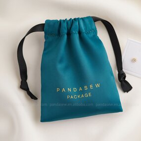 Satin Pouch Manufacturer - Custom Logo Dense Silk Satin Bag Earring Necklace Bracelet