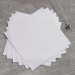 Polishing Cloth - Custom Logo 15x15cm Microfiber Suede Silver Jewelry Cleaning Cloth