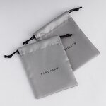 Satin Pouch Manufacturer - Custom Logo Small Luxury Satin Jewelry Drawstring Pouch