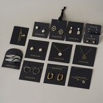 Display Card Manufacturer - Custom Logo 600gsm Paper Necklace Earrings Ring Card