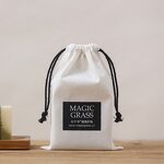 Cotton Bag Manufacturer - Custom Logo 8*10cm Cotton Canvas Gift Packaging Pouch