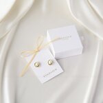 Jewelry Box Manufacturer - Custom Logo White Cardboard Box with Jewelry Display Card