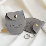 Jewelry Pouch Manufacturer - Custom Logo 1.4mm Microfiber Pouch Earrings Necklace