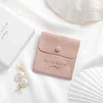 Jewelry Pouch Manufacturer - Custom Logo Microfiber Envelope Earrings Ring Necklace