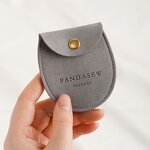 Jewelry Pouch Manufacturer - Custom Logo 1.4mm Microfiber Pouch Earrings Necklace