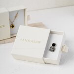 Jewelry Box Manufacturer - Custom Logo Beige Cardboard Bracelet Necklace Box Sponge