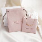 Jewelry Pouch Manufacturer - Custom Logo Suede Microfiber Drawstring with Insert Pad